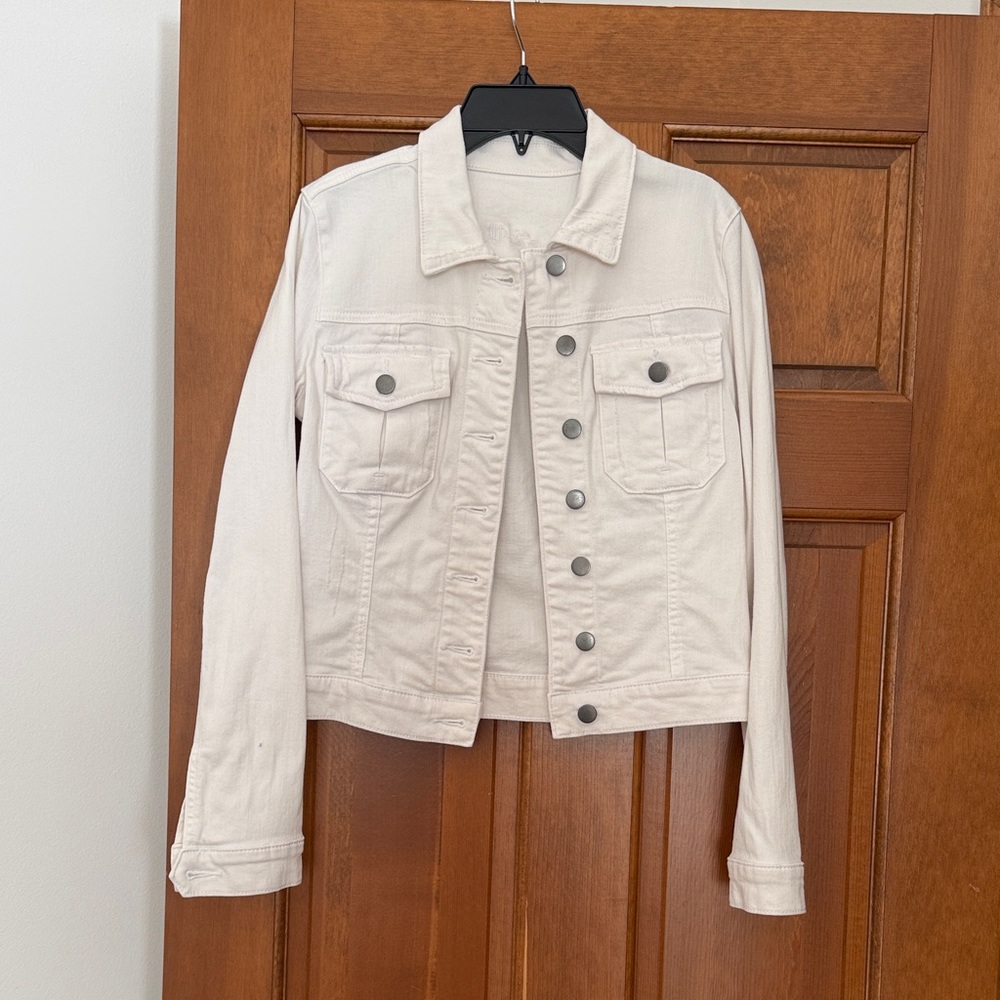 Kut from the Kloth White Jean Jacket